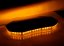 Pohľad rozsvietenou oranžovú LED svetelnu minirampu sre22940w od firmy FordaLite-FB