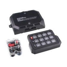 Remote controlled switch 12/24V, 12-channel, 80A