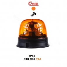 LED maják oranžový 12/24V, pevná montáž, LED 10X 1,8W, R65