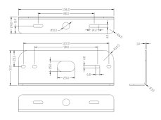 Universal holder for warning lights