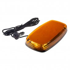 LED ramp orange, 84LEDx0,5W, magnet, 12-24V, 304mm, ECE R65 R10