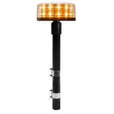 LED beacon orange 12/24V, fixed mounting, 24x LED 3W, R65