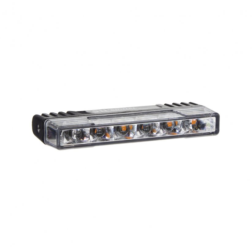 PROFI SLIM external LED warning light, for grille, orange, 12-24V, ECE R65