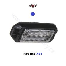 LED predátor modrý 12/24V, 3X LED 5W, R65