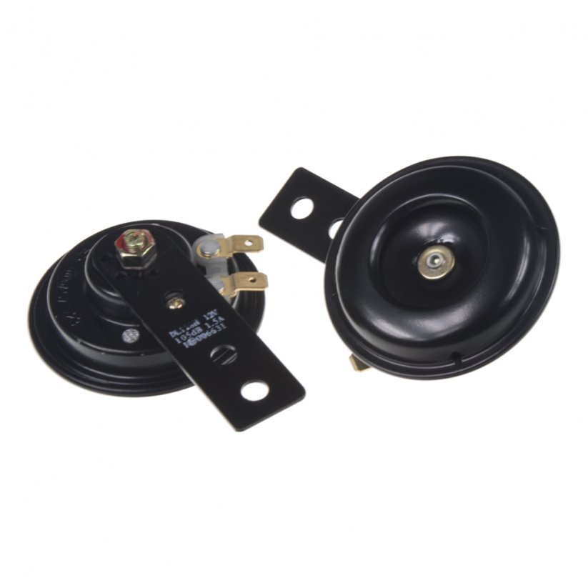 Disc horn (high and low tone), diameter 65mm, 12V
