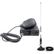 CB PNI Escort HP 8900 ASQ Radio Station Package, 12-24V + CB PNI S75 Antenna with Magnetic Base