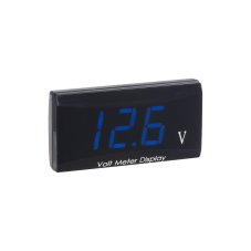 Digital voltmeter 12V, blue
