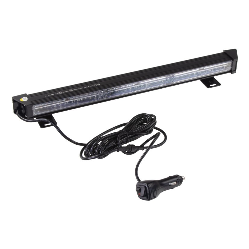 LED alej voděodolná (IP67) 12-24V, 27x LED 1W, oranžová 484mm