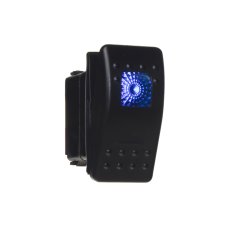 Rocker switch blue backlight