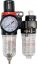Air pressure regulator 1/4", max. 0,93MPa, with filter (25ccm) and lubrication (15ccm)