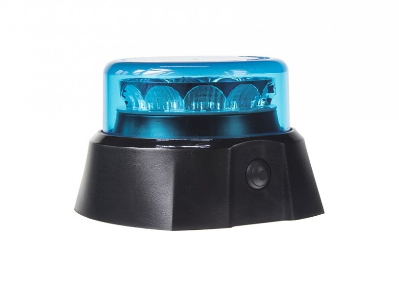 Professional battery charging blue LED beacon 911-C13MGblu by 911Signal-FB