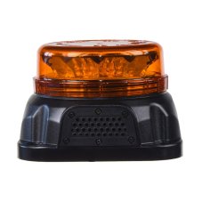 LED beacon orange with integrated audio signal 12/24V, LED 12X 3W