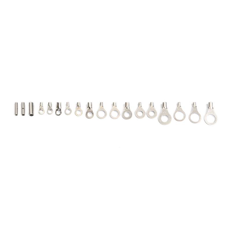 Set of non-insulated eyelets + couplings, 340 pcs