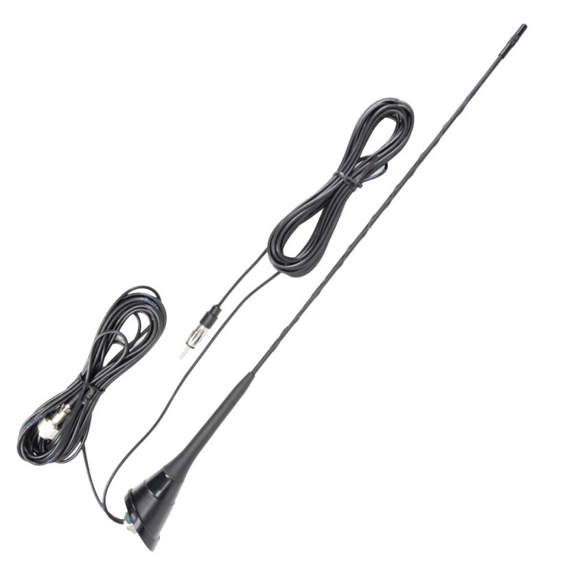 CB anténa PNI Duplex 2000 CB-FM, 26-28MHz (CB), 87-108MHz (FM), CB kabel a FM kabel 5 metrů, sklolaminát, délka 490 mm