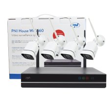 PNI House WiFi660 NVR sada pro video dohled +4 kamery