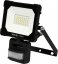 SMD LED floodlight, 20W, 1800lm, IP54, motion sensor