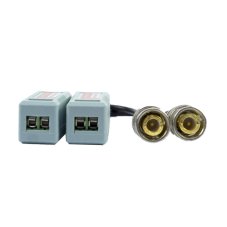 Set of 2 CCTV adapters PNI 201C, Passive Balun Video BNC. CAT5 cable