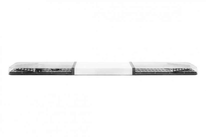 LED majáková rampa Optima 60 160cm, Oranžová, bílý střed, EHK R65 - Barva: Oranžová, Bílý střed: Ano, Kryt: Barevný, LED moduly: 4ml