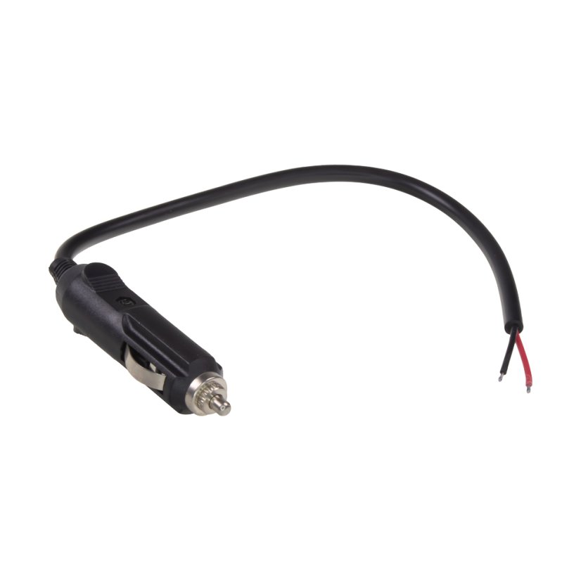 CL zástrčka s LED, kabelem 30 cm a pojistkou 15A pro 12-24V