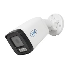 PNI IP515J POE video surveillance camera, bullet 5MP, 2.8mm, for outdoor use, bidirectional audio, white