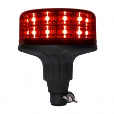 LED beacon red 12/24V, mounting on holder, 24x LED 3W, R65