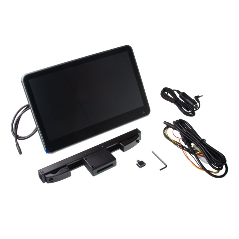 LCD monitor 11,6" OS Android/USB/SD/HDMI in/out/Bluetooth s držákem na opěrku