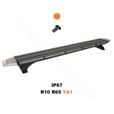 LED light bar 1227 mm, orange, 10-50 V, ECE R65