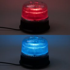 LED maják, 12-24 V, modro-červený, magnet, ECE R65