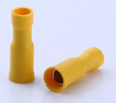 Circular clamp 5,0 mm yellow, 100 pcs
