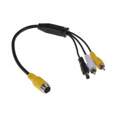 Video cable 4pin male / RCA male + DC