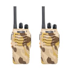 Sada 2 přenosných radiostanic PNI PMR R40 Camo včetně baterií, nabíječek a sluchátek