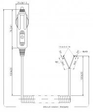 Technical drawing of CL plug