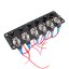 Panel s 6x spínači + 6x pojistky, 12/24V