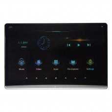 LCD monitor 13,3" OS Android/USB/SD/HDMI in/out s držiakom na opierku