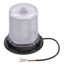 LED maják, 12-24 V, 128 x 1,5 W biely, pevná montáž, ECE R10