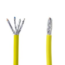 Kábel S/FTP CAT7 na meter, pre internetové a bezpečnostné systémy, meď