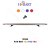 LED svetelná rampa 1080mm, oranžová, červená/modrá+biela, 10-30V, ECE R65