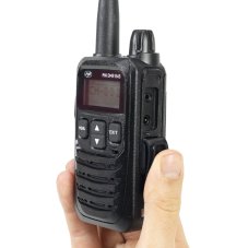Súprava 4 prenosných rádiových staníc PNI DMR R45, digitálne a analógové, 446 MHz, 16 digitálnych kanálov a 99 analógových kanálov, funkcia nahrávania hlasu, batéria Li-Ion 2000 mAh