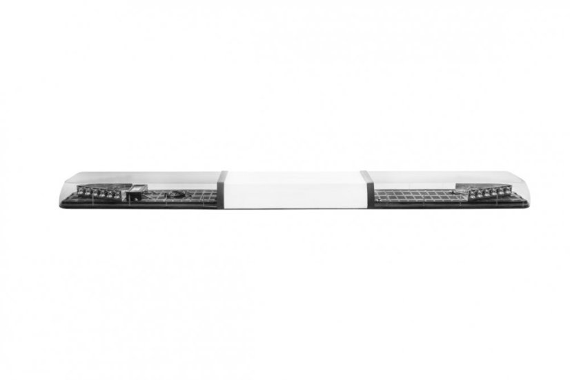 LED majáková rampa Optima 90 160cm, Oranžová, bílý střed, EHK R65 - Barva: Oranžová, Bílý střed: Ano, Kryt: Barevný, LED moduly: 4ml