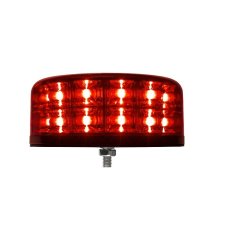 LED maják červený 12/24V, pevná montáž, 24x LED 3W, R65