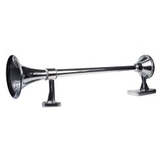 Jednoduchá fanfára 640 mm, chróm, hlboký tón bez kompresora