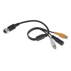 Kabel video 4pin samice / RCA samice + DC