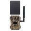 PNI Hunting 751 PRO Camouflage Video Camera, 16MP, 4G LTE, Night Vision, Battery, Solar Panel, Invisible LEDs for Animals, IP66