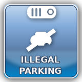 Deteguje vozidlo stojace alebo zaparkované v určenej (zakázanej) oblasti a môže vyvolať upozornenie.