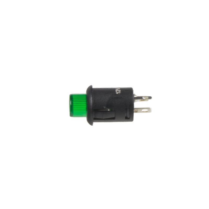 Round 6A green LED Switch