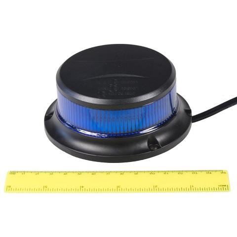 Another view of professional blue LED beacon wl310mblu by YL