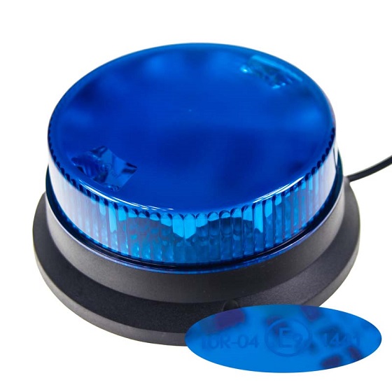 Another view of blue LED beacon 911-16mblu by FordaLite