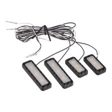 LED osvetlenie vnútorné ambientné biele, 12V, 4x svetlo