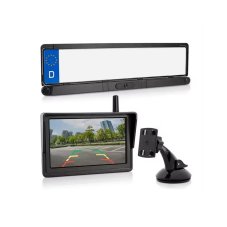 SET bezdrôtový digitálny kamerový systém + 2 senzory v ŠPZ so solárnym napájaním a monitorom 5"