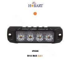 PROFI výstražné LED světlo vnější, oranžové, 12-24V, ECE R65